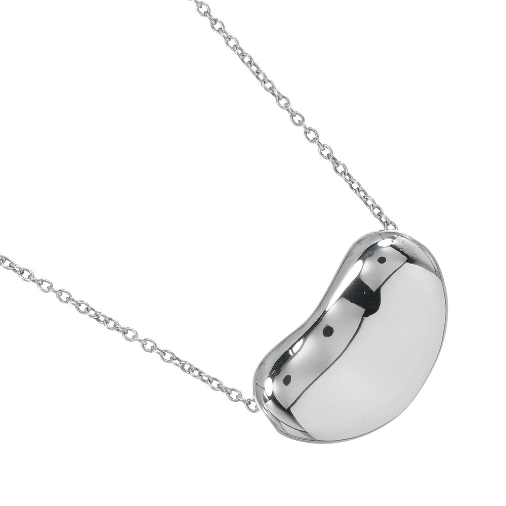 Tiffany Co Bean Necklace Sterling Silver